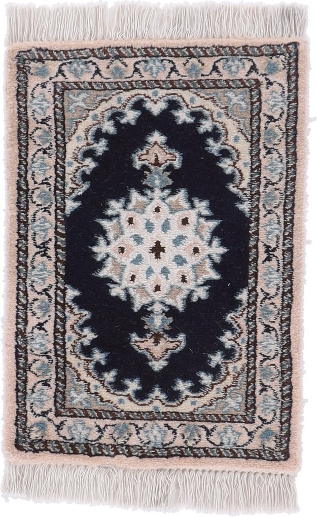 Nain Tappeto 40 x 60 (Iran) Annodato A Mano
