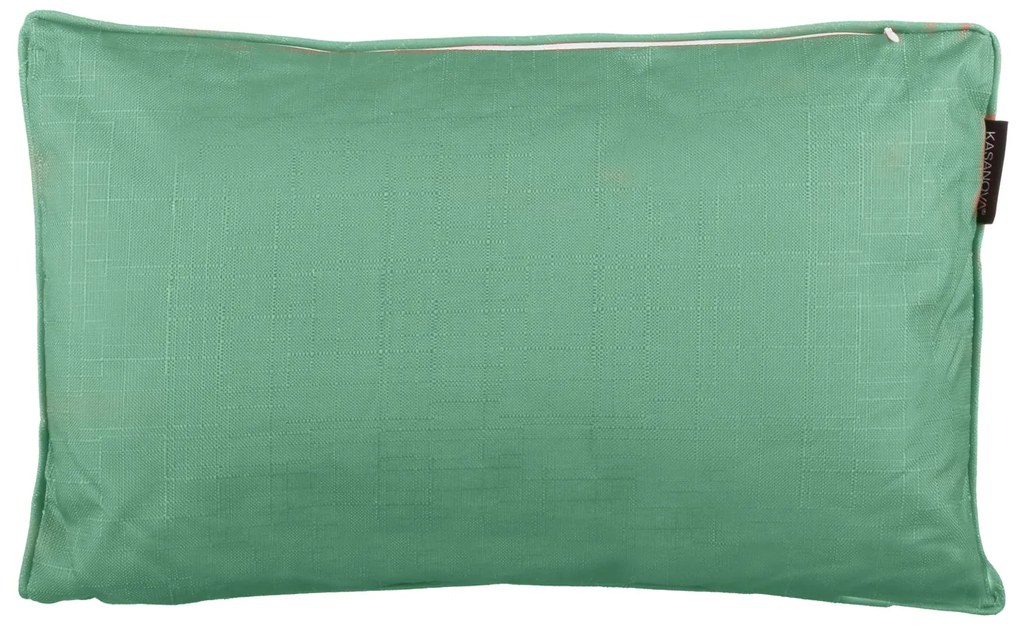 Cuscino divano verde 30x50 cm idrorepellente