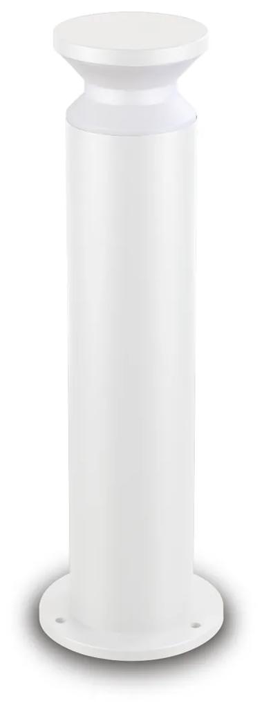 Piantana Contemporanea Torre Alluminio Bianco 1 Luce E27 15W Ip44