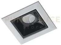 Incasso led sinkro nero in alluminio 2w 230lm 4000k 4,5x4,5x4,9cm i...