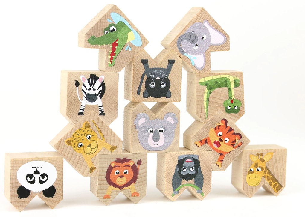 Milaniwood - Gioco equilibristo in legno - Animali esotici