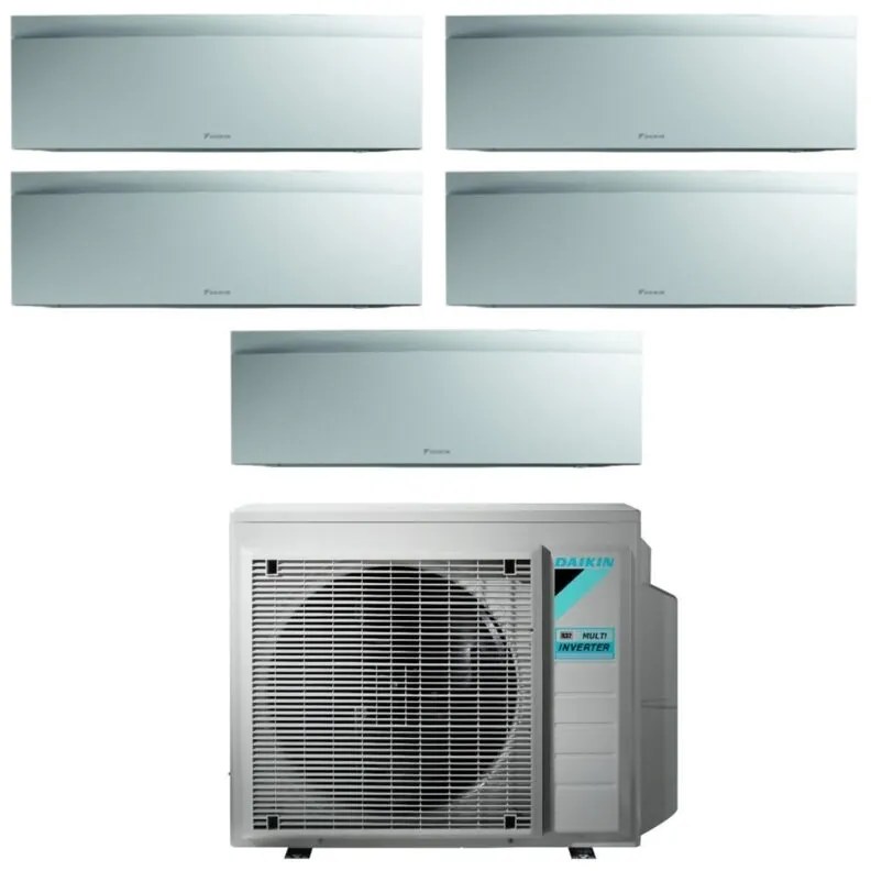 Daikin - Climatizzatore Condizionatore Bluevolution Penta Split Inverter serie emura white iii 9+9+9+9+12 con 5MXM90N R-32 Wi-Fi Integrato