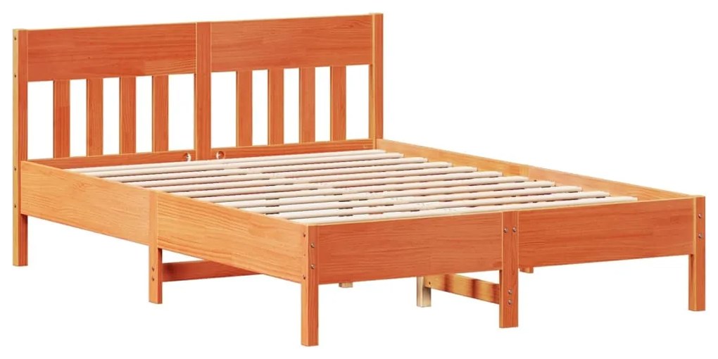 Letto senza materasso marrone cera 120x190 cm in legno di pino