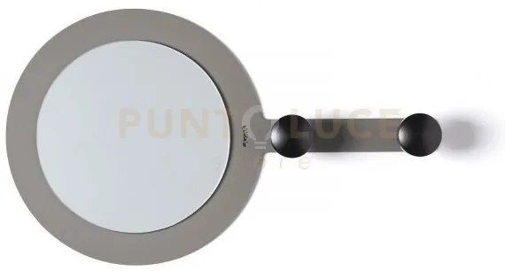 Specchio moderno da parete riflesso appeso fango in ferro, vetro pe...