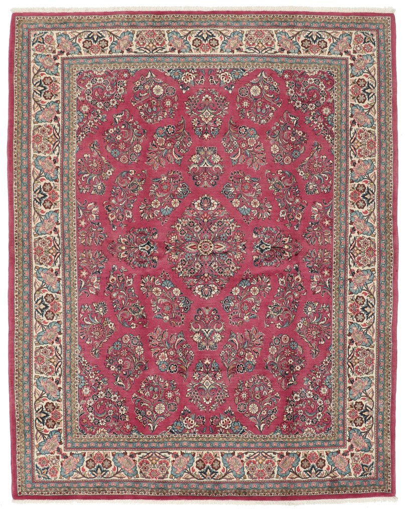 Sarouk Tappeto 260x210 (Iran) Annodato A Mano