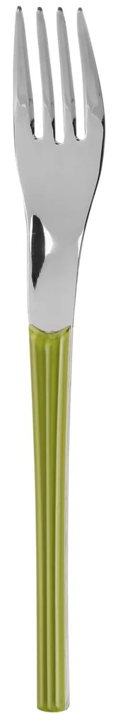 Forchetta in acciaio inox e plastica