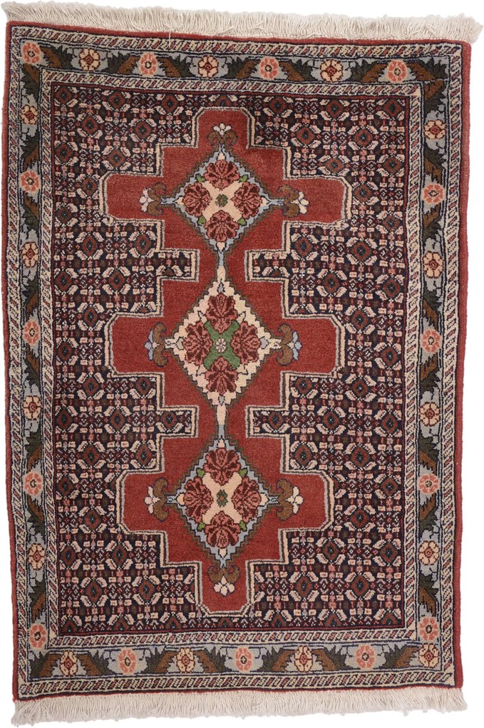 Senneh Tappeto persiano 80 x 100 (Iran) Annodato A Mano