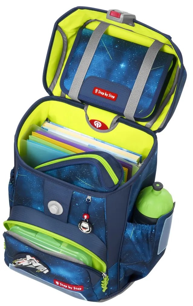 Zaino scuola Step by Step CLOUD, set 5 pezzi, Starship Galactus