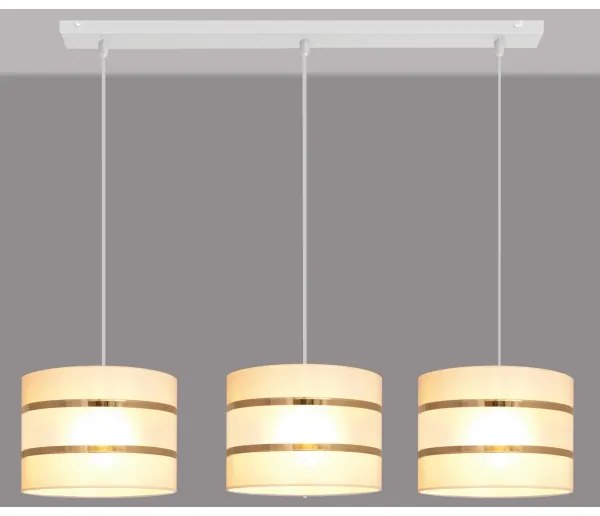 Lampadario su filo HELEN 3xE27/15W/230V crema