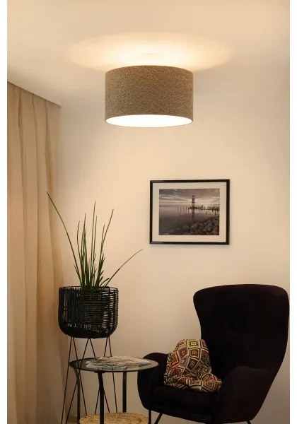 Brilagi - Lampadario a sospensione con filo BOUCLE ROLLER 1xE27/15W/230V diametro 45 cm marrone