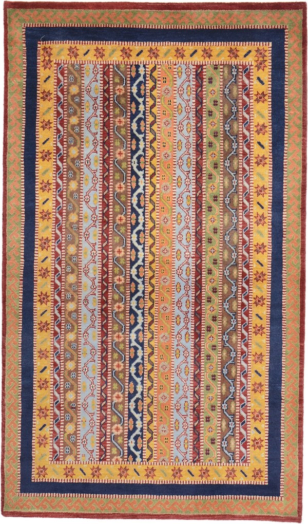 Loribaft Tappeto 160x90 (Indian) Annodato A Mano