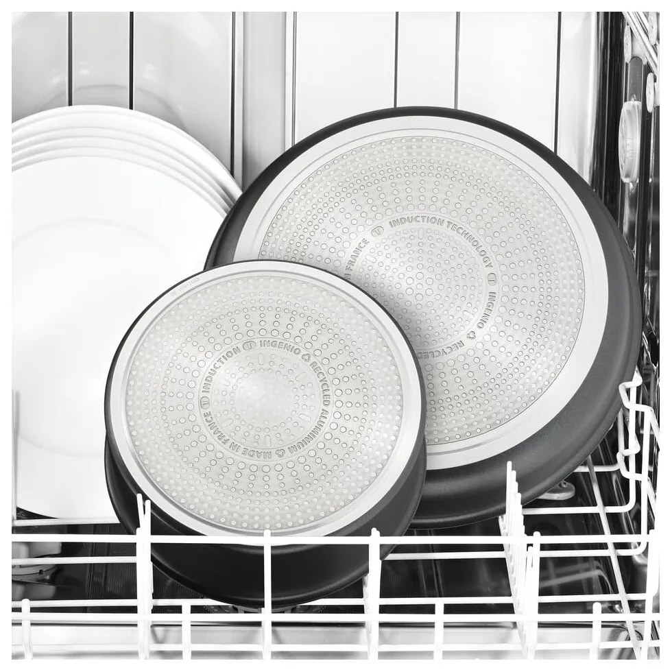 Padella in alluminio con superficie antiaderente/con manico rimovibile ø 26 cm INGENO Eco Resist L3979302 – Tefal
