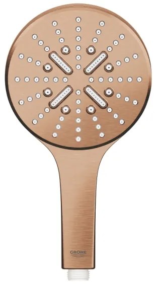 GROHE 26574DL0 - Doccetta a mano RAINSHOWER SMARTACTIVE 130 mm, finitura rame