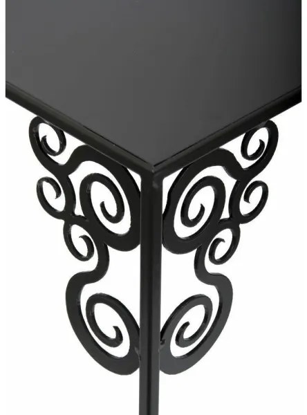 Portafiori 80x24 cm nero