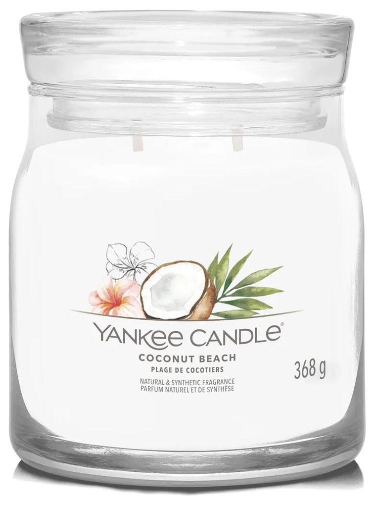 Coconut Beach, candela in giara media Yankee Candle