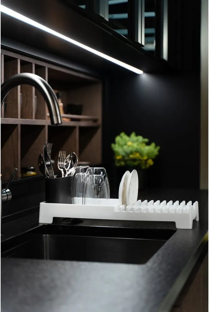 Scolapiatti bianco Livio Duo - Vialli Design