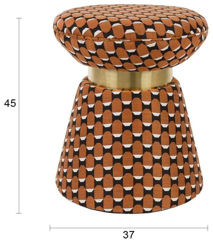 Poggiapiedi arancione Pin – White Label