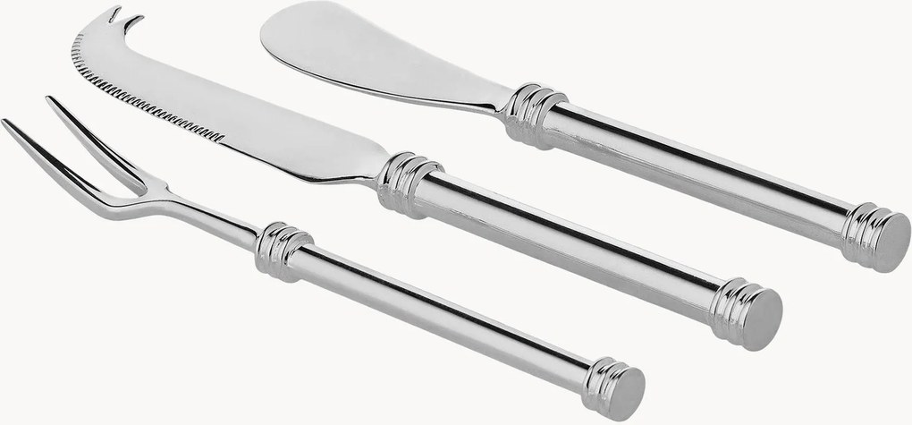 Set di 3 posate da portata placcate in argento Forma