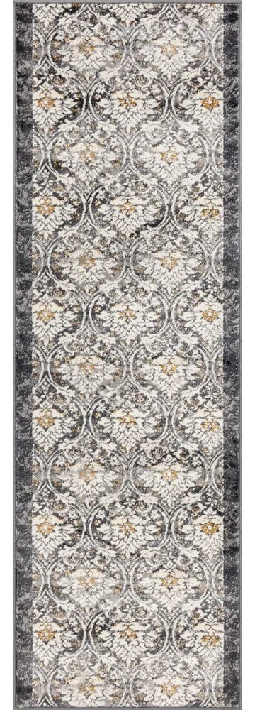 Passatoia grigio scuro/avorio 80x250 cm Soft Viskan – FD