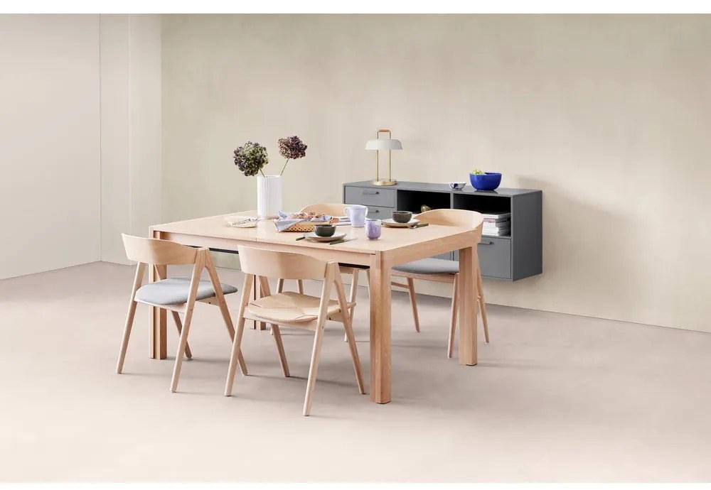 Tavolo da pranzo pieghevole con piano in rovere decorato 96x160 cm Join by Hammel - Hammel Furniture
