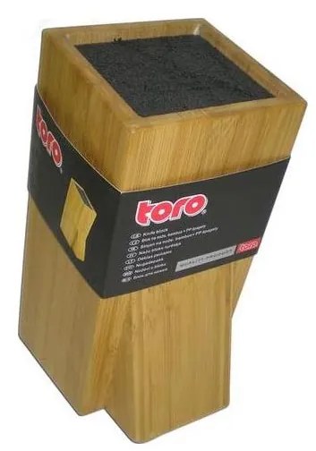 Portacoltelli con inserto flessibile 23,8x11 cm in bambù