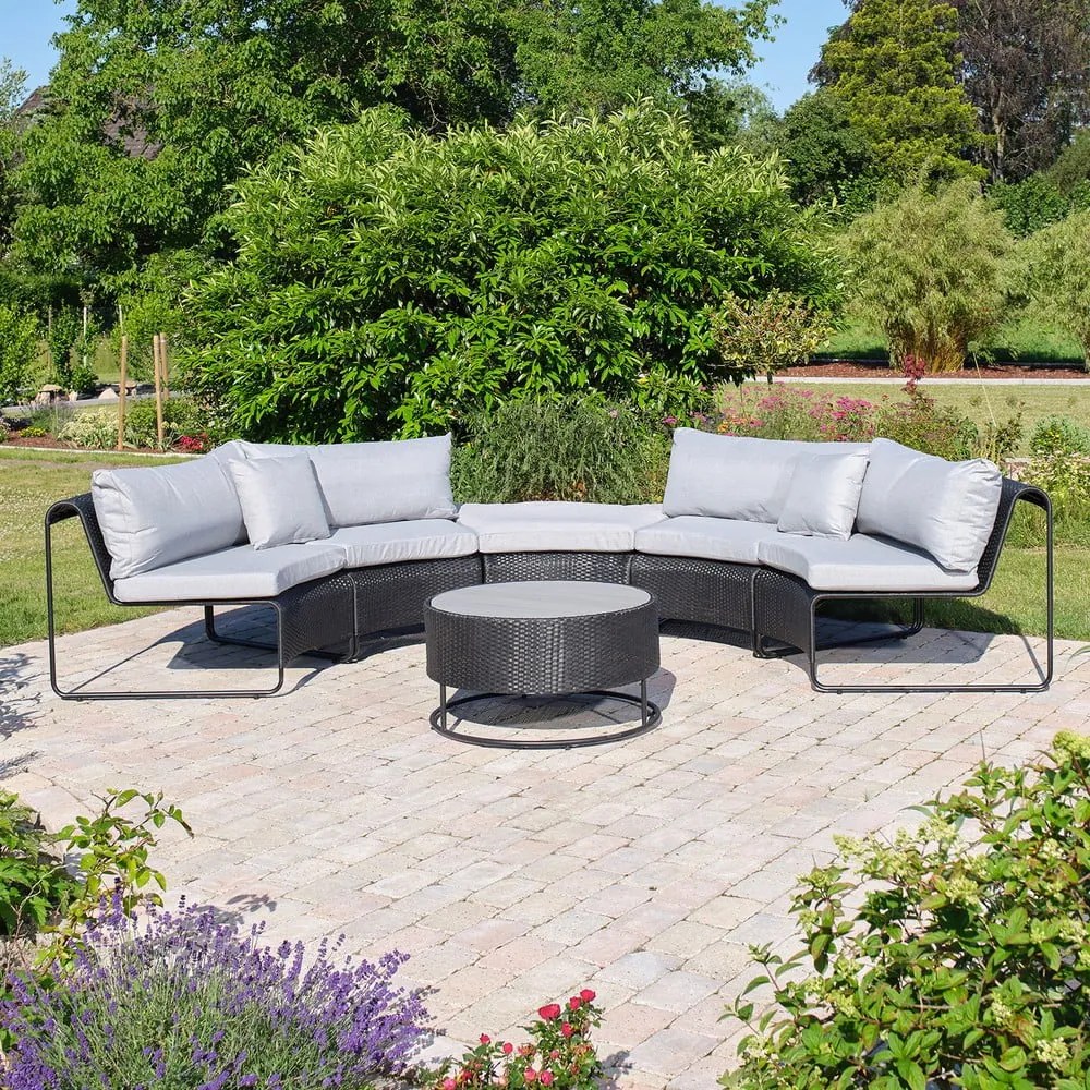 Set da giardino grigio per 5 persone Rindal - Bonami Selection