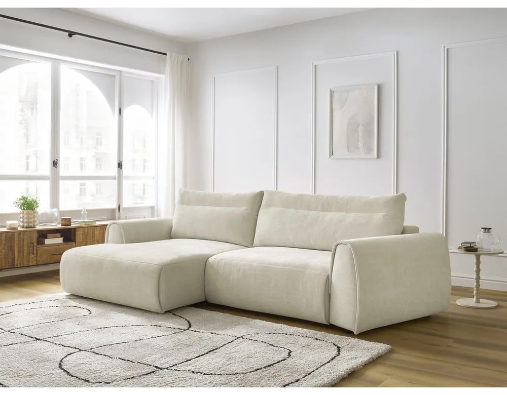 Divano angolare beige Aden – Bobochic Paris