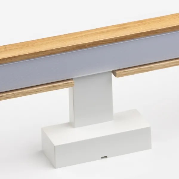 Brilagi-Illuminazione a LED per specchi da bagno WOODY MIRROR LED/15W/230V IP44 quercia/bianco