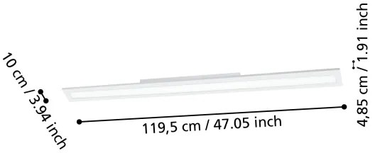 Eglo 900048 - Plafoniera LED dimmerabile SALOBRENA-Z LED/33,5W/230V bianco