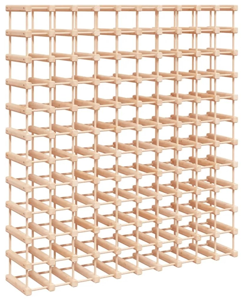 Portabottiglie vino 120bottiglie 112,5x23x123,5cm massello pino