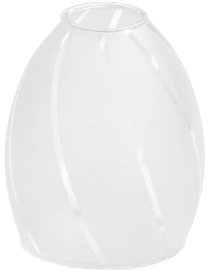 Vetro di ricambio per lampadario E14 diametro 9 cm bianco