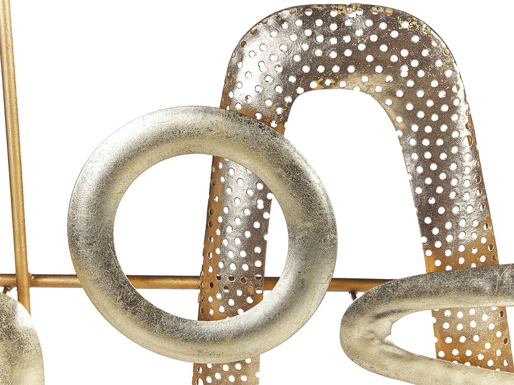 Decorazione da parete oro 90 x 50 cm MANGANESE Beliani