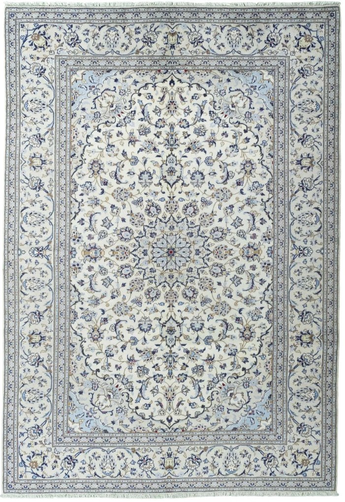 Kashan Tappeto persiano 200x290 Beige (Iran) Annodato A Mano