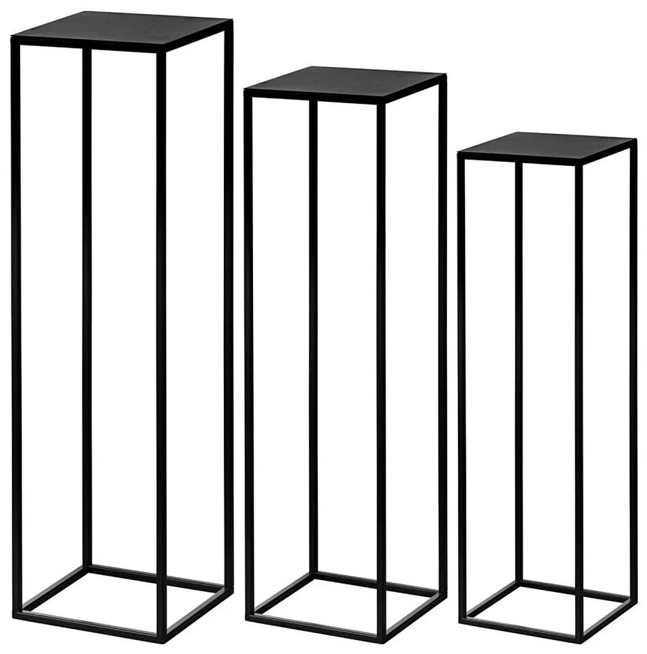 Eglo 428002 - Set 3x Supporto per piante TATSUNO nero