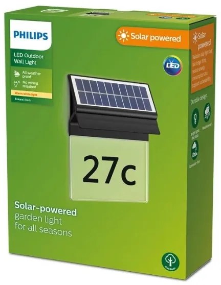 Philips - Numero civico solare LED ENKARA LED/0,2W/3,7V IP44