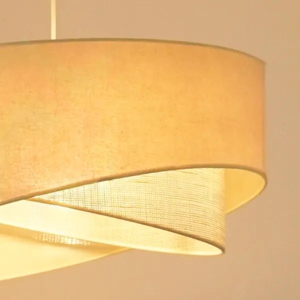 Brilagi - Lampadario LED a sospensione con filo LYRA 1xE27/15W/230V color crema