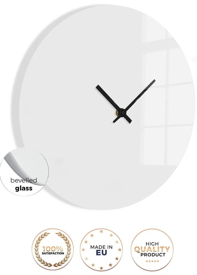 Orologio da parete in vetro ø 30 cm Feminine line - Styler