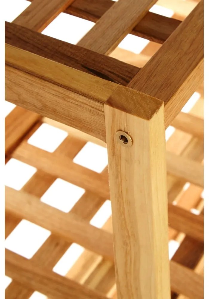 Scarpiera di colore naturale in noce massiccio – Premier Housewares