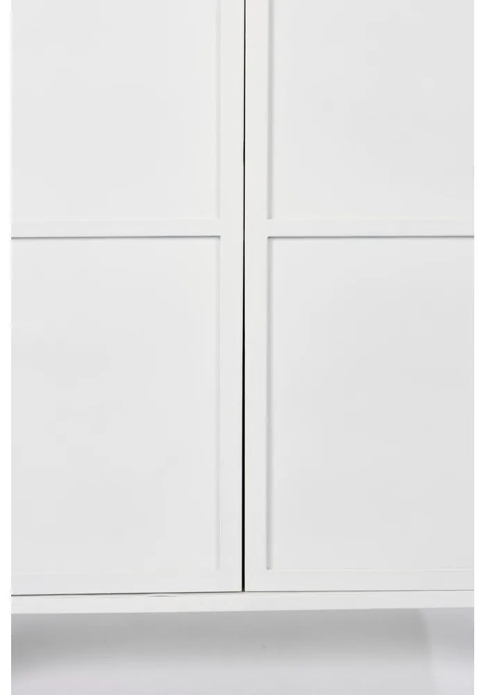 Vetrina metallica bianca 35x150 cm Miya - White Label