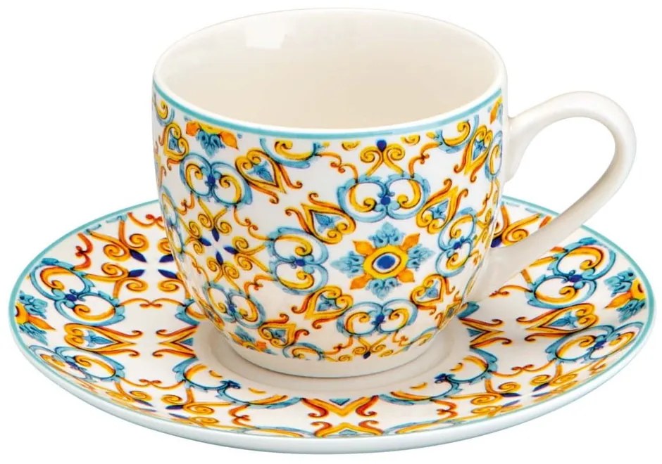 Set di 6 tazze con piattini Medicea - Brandani