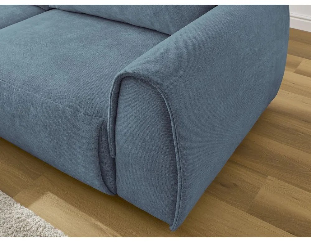 Divano angolare blu Aden – Bobochic Paris