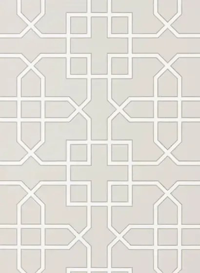 Tapete Hampton Trellis von Sanderson - Grey