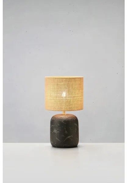 Markslöjd 108683 - Lampada da tavolo MONTAGNA 1xE14/40W/230V 32 cm beige/nero