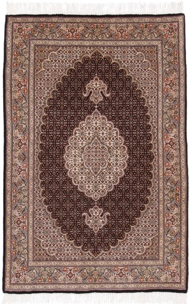 Tabriz Tappeto 100 x 160 Grigio (Iran) Annodato A Mano