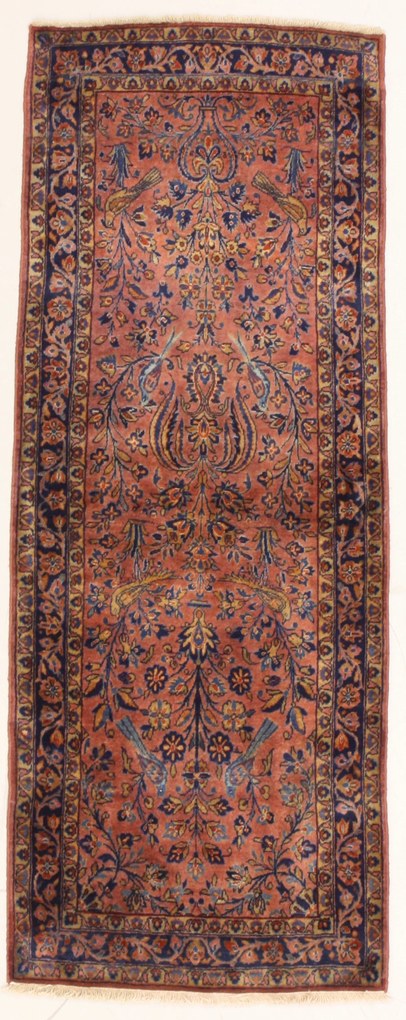 Kashan Tappeto persiano 60x160 (Iran) Annodato A Mano