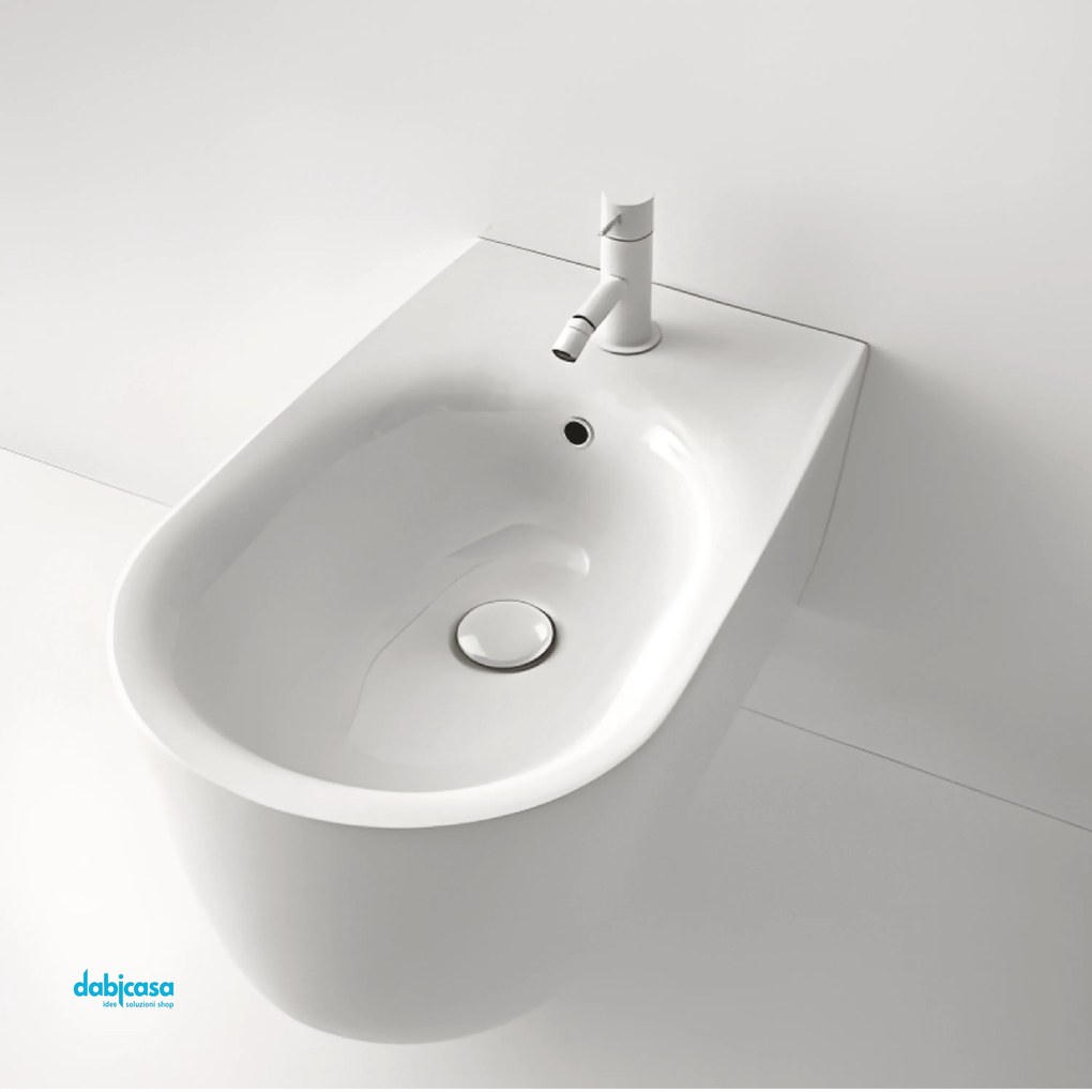 Kerasan "Nolita" Bidet Sospeso Bianco Lucido