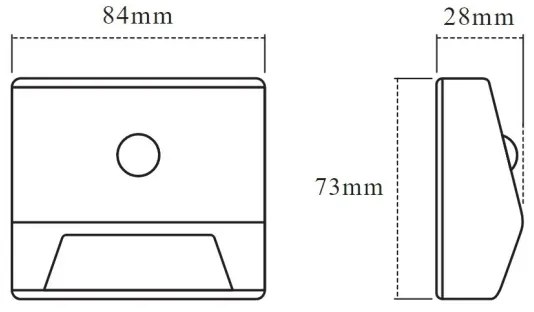 Osram - Lampada per scale a LED con sensore NIGHTLUX LED/0,25W/3xAAA IP54