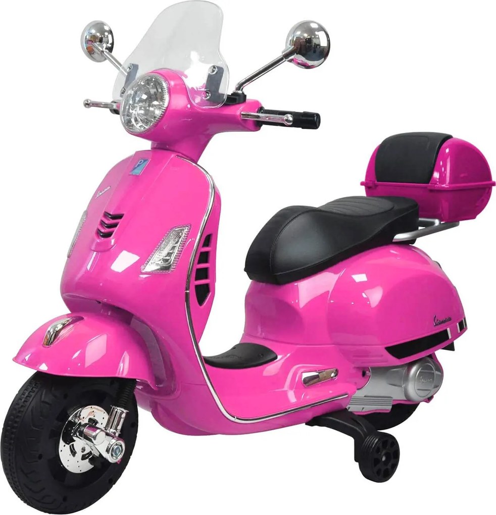 Piaggio Vespa GTS Elettrica 12V con Bauletto per Bambini Rosa...