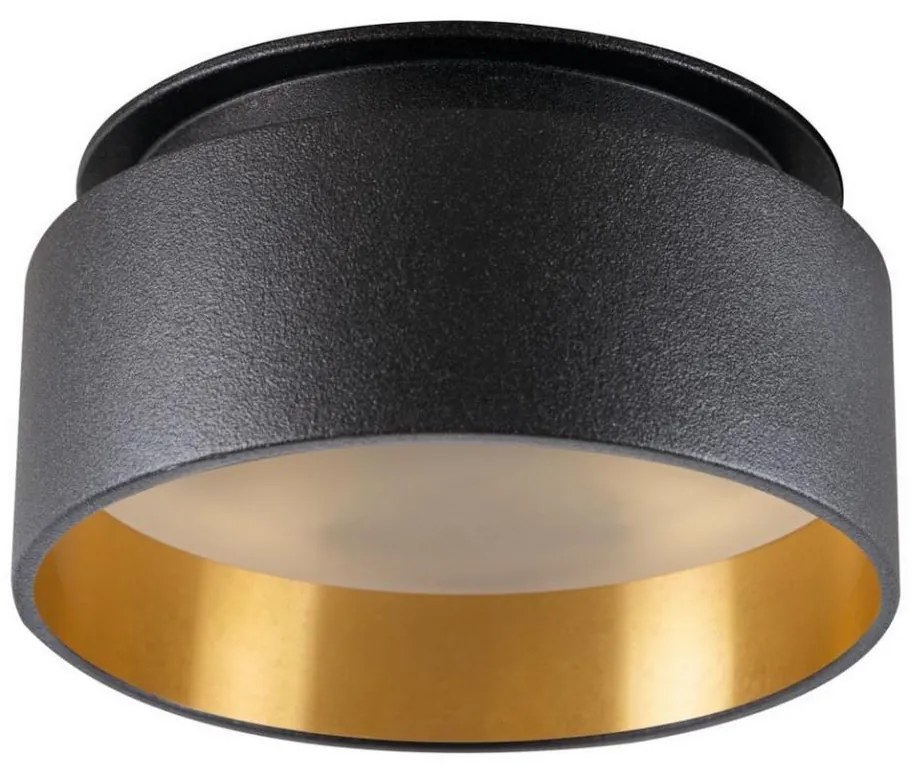 Kanlux 29232 - Lampada da incasso GOVIK GU10/10W nero/oro