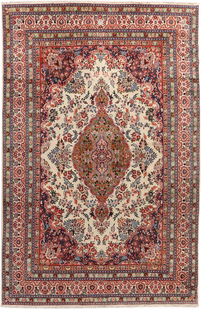 Sarouk Tappeto 250 x 380 (Iran) Annodato A Mano